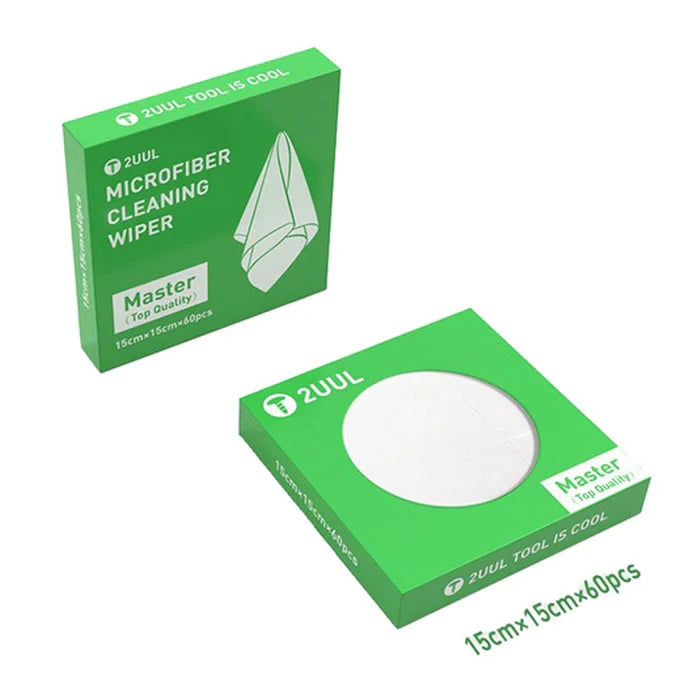 2UUL Microfiber Cleaning Wipe 15cm x 15cm Wiper