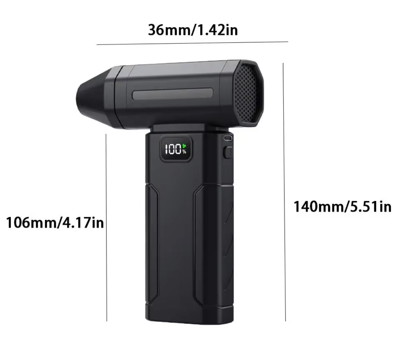 X8 Brushless Turbo Fan Blower 150,000RPM Powerful Electric Air Dust Blower Vacuum Duster Cleaner Portable Air Tool