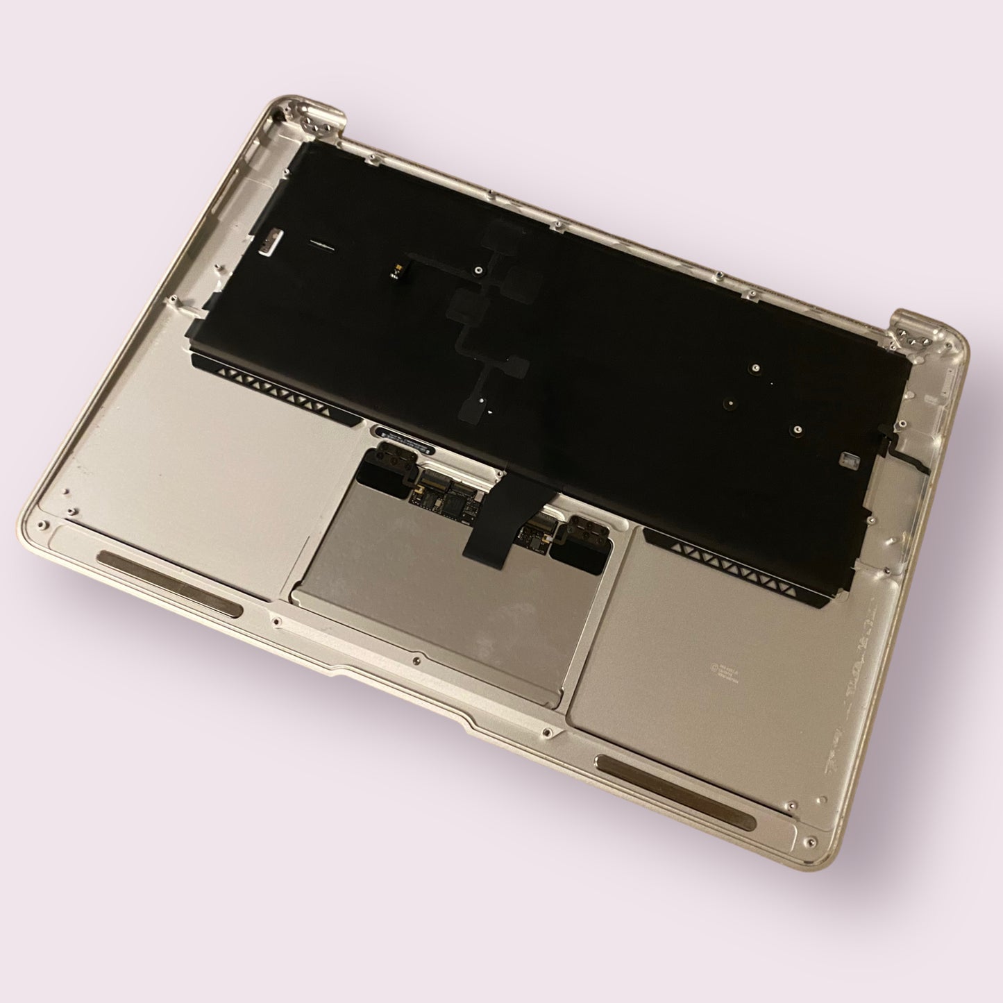 Palmrest UK keyboard for Apple MacBook Air 13" A1466 2013 2014 2015 2017 with trackpad Silver - Genuine Pull Part