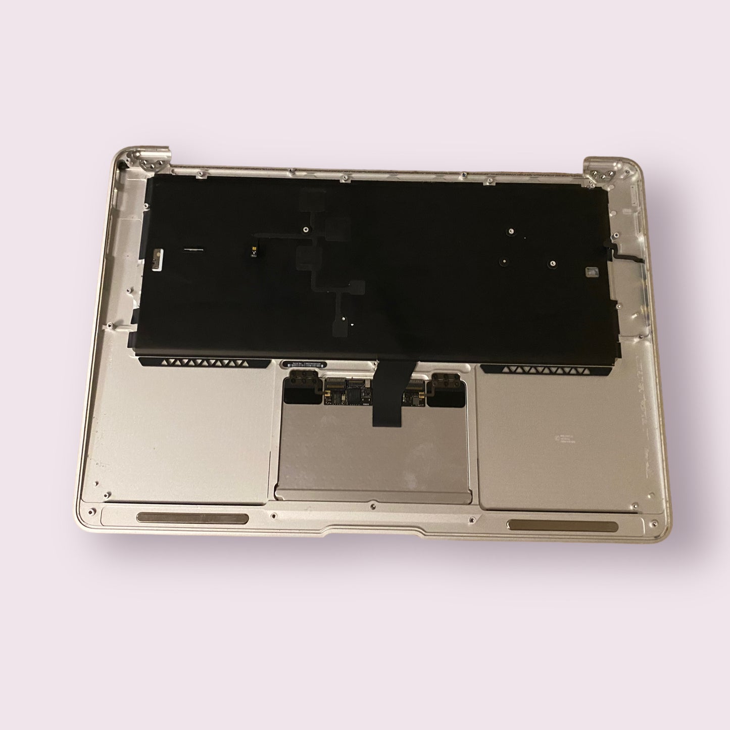 Palmrest UK keyboard for Apple MacBook Air 13" A1466 2013 2014 2015 2017 with trackpad Silver - Genuine Pull Part