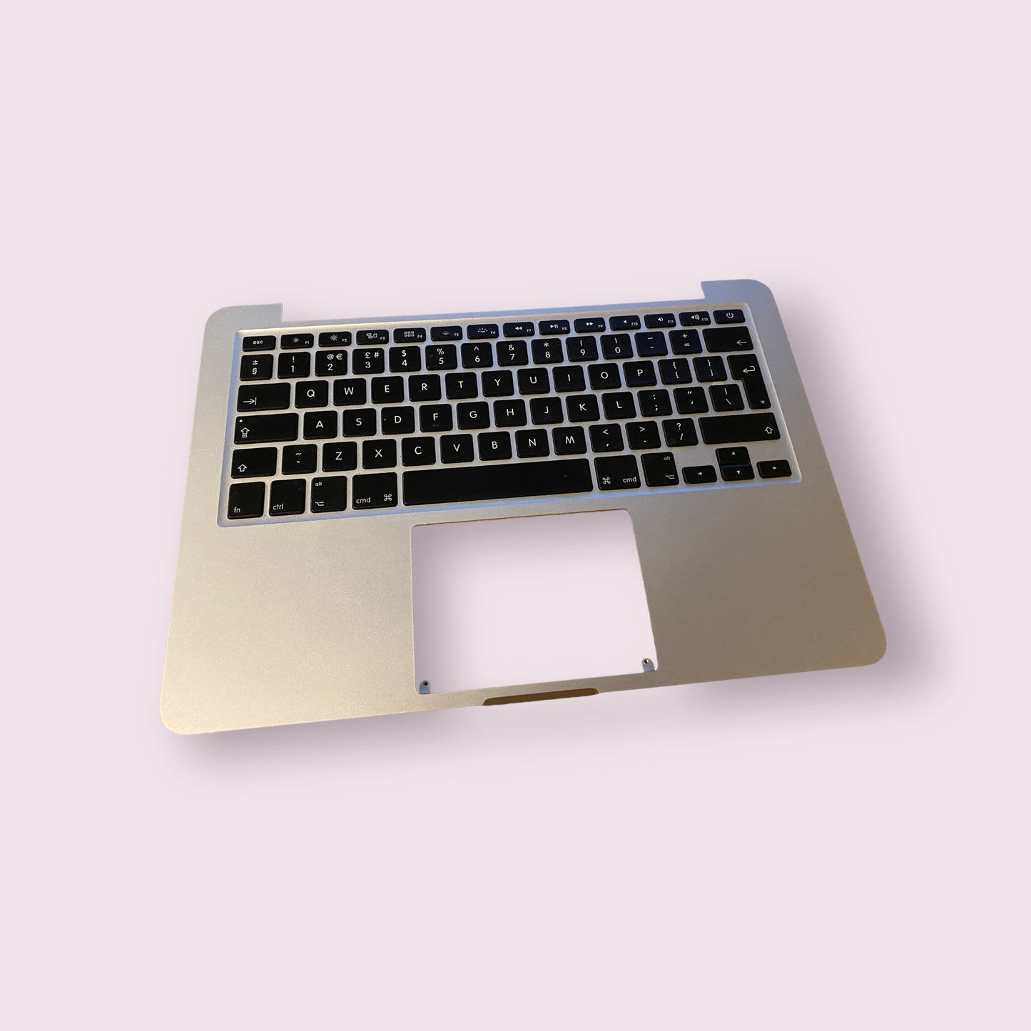 MacBook Pro Retina 13" 2013 2014 A1502 Palm rest Keyboard Assembly - Silver - Genuine Pull Part