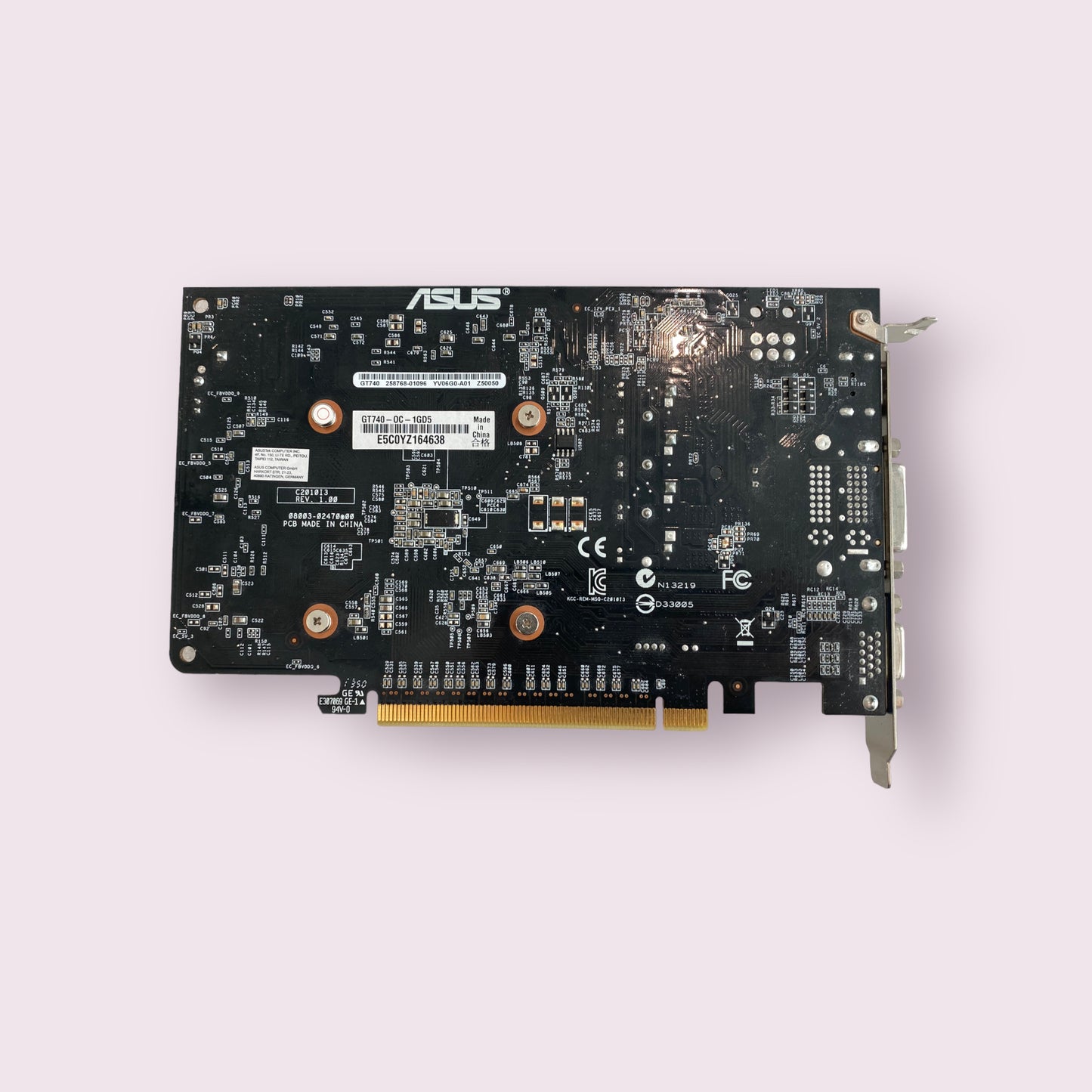 ASUS NVIDIA GEFORCE GT 740 OC 1GB DDR5 Desktop VIDEO Graphics Card PCI EXPRESS X16 HDMI PC