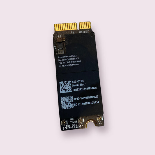 Macbook Pro 13" 15" 2013 2014 2015 A1502 A1398 WiFi Card Z653-0194 - Genuine Pull Part