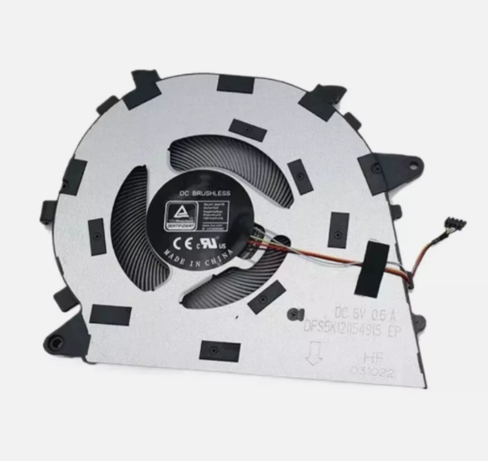 CPU Cooling Fan For Lenovo Yoga 7 C740 14IML 14ARB7 14IAL7 81TC 82QF 5H40S20598 DFS5K121154915 DC5V Cooler Radiator fan