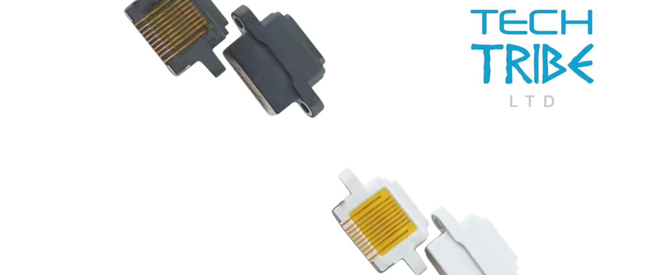 The Tech Tribe LTD replacement charging port dock connectors for Apple iPad 7th 8th 9th gen in black and white