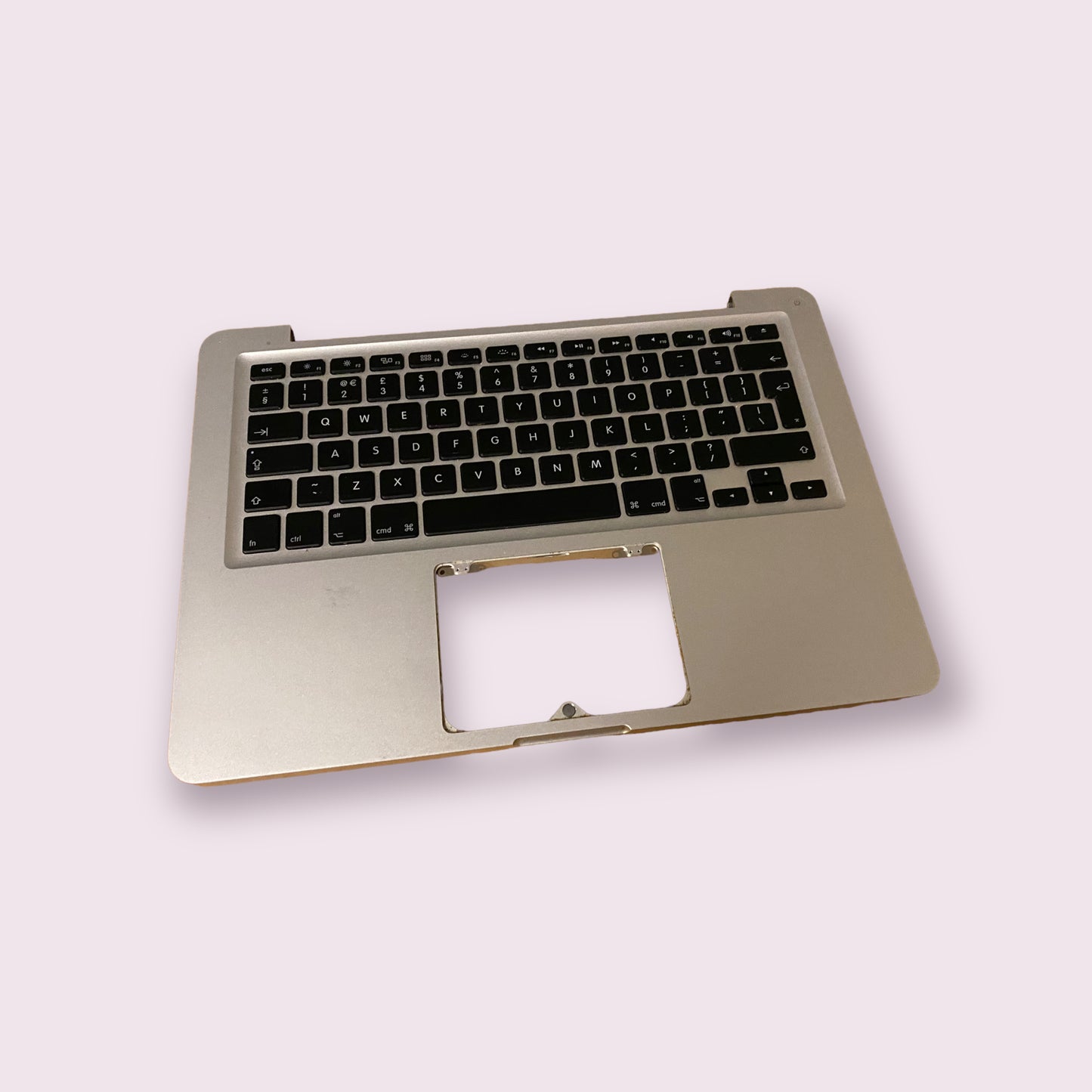 MacBook Pro 13" 2011 2012 A1278 Palmrest Keyboard Assembly Palm rest - Silver - Genuine Pull Part