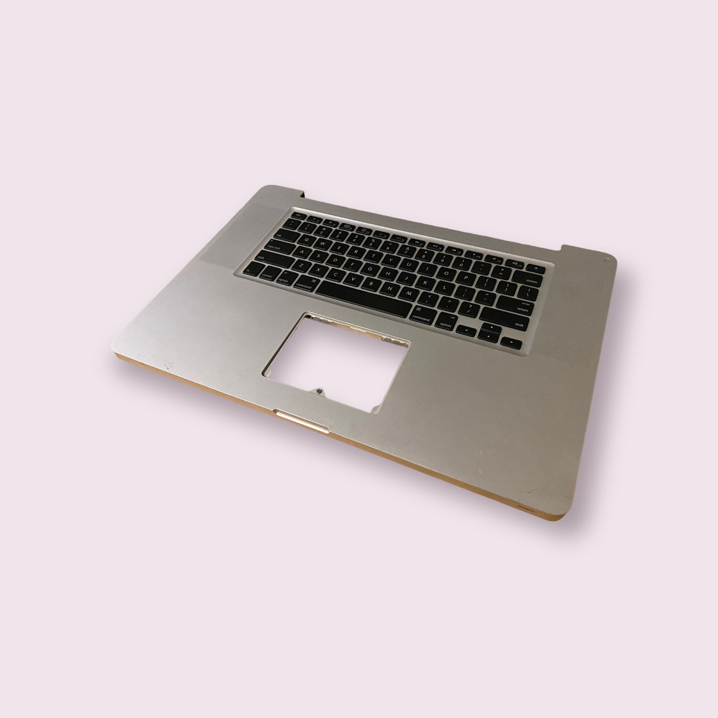 Macbook Pro 17" 2009 A1297 Palmrest Keyboard Assembly Palm rest - Silver - Genuine Pull Part