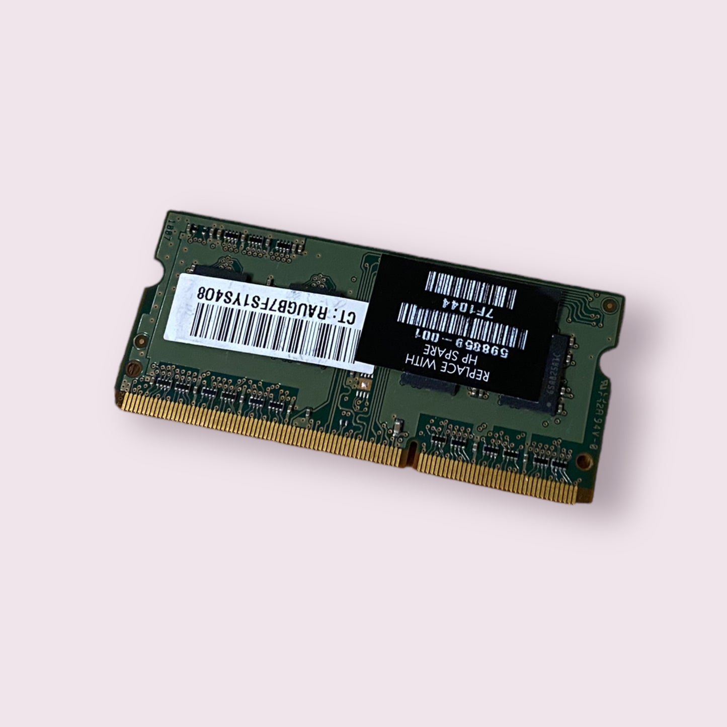 1GB DDR3 Laptop RAM PC3 10600S Mixed generic brands samsung crucial others - Used Part