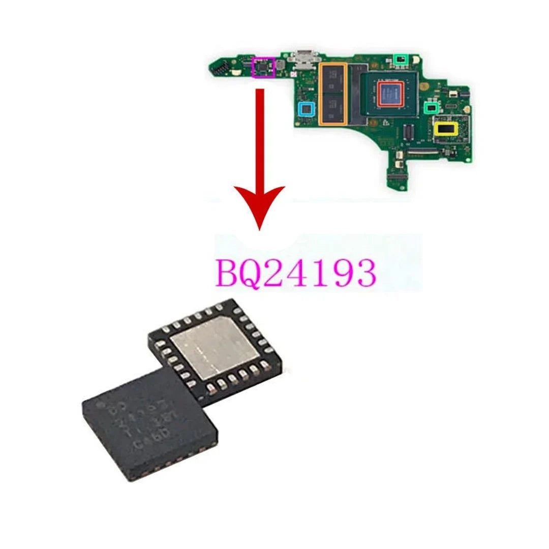 New BQ24193 BQ24193RGER QFN-24 for Nintendo switch console mother board power ic chip